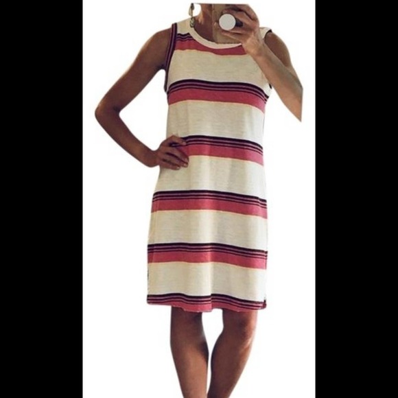 Current Elliott Confetti Surfer Striped Muscle Tee Dress - Picture 1 of 9